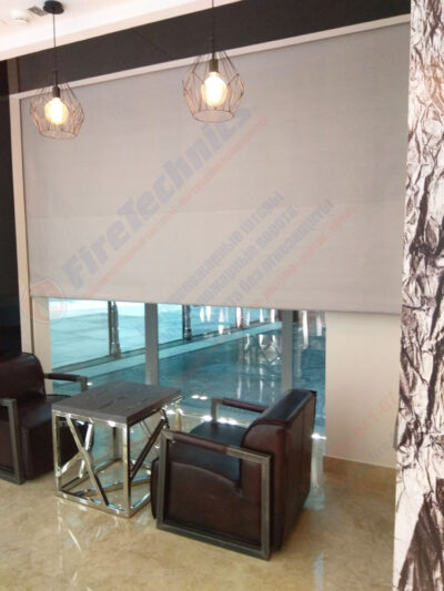 Противопожарные шторы FireTechnics на оконные проемы